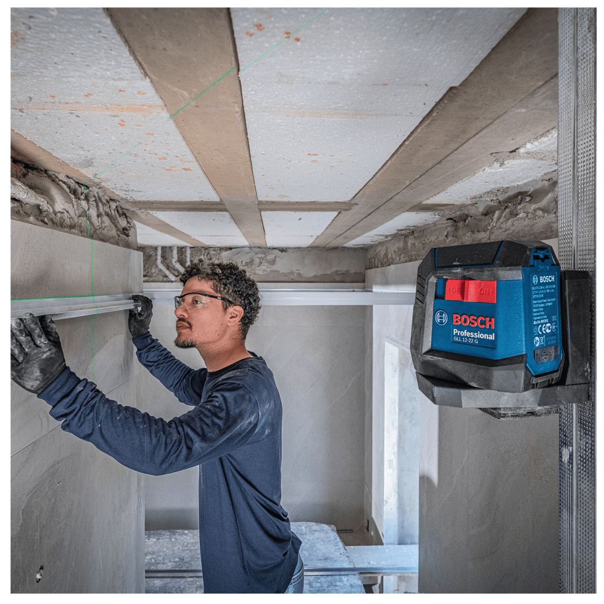 Nivel láser Bosch líneas verdes NIVELACION PROFESIONAL GLL 12-22 G4