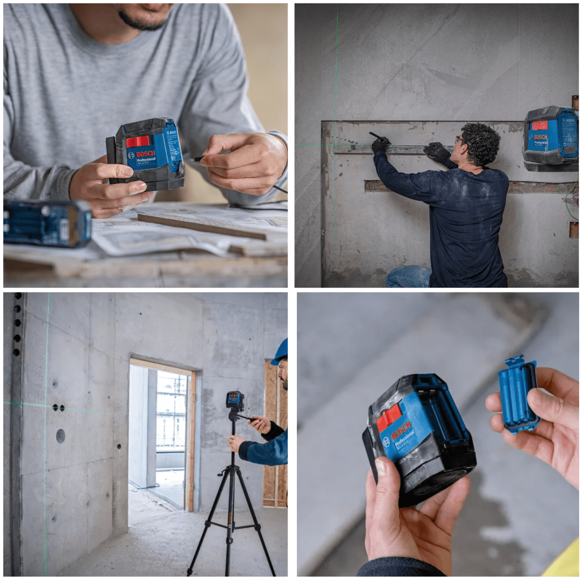 Combo Nivel láser verde GLL 12-22 G + Batería Li-Ion BA 37V Bosch5