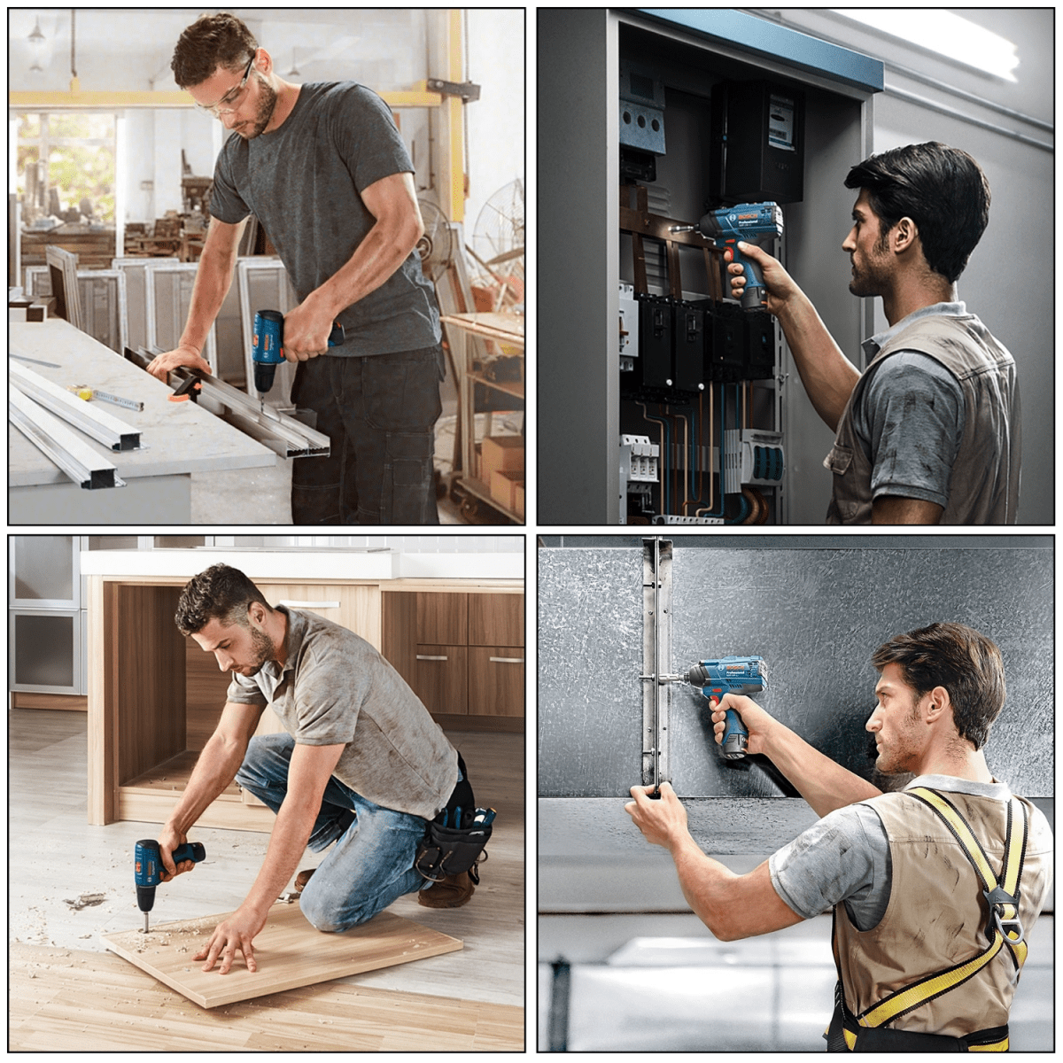 Taladro atornillador GSR 120 + llave de impacto GDR 120 + maletín aluminio+ 23 accesorios3