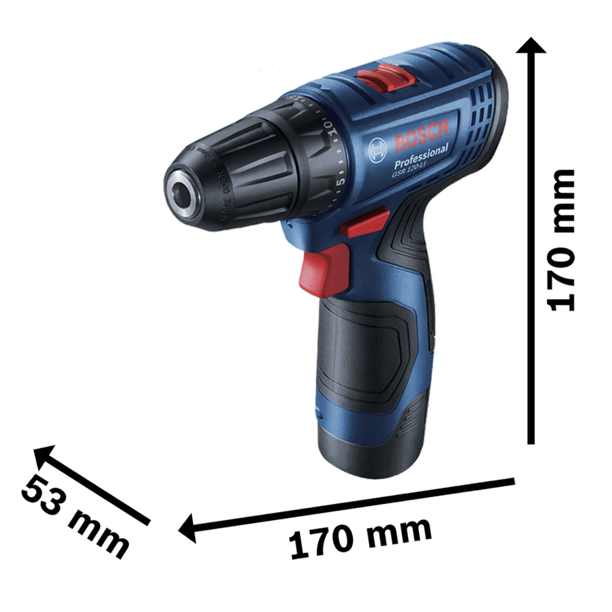 Taladro atornillador GSR 120 + llave de impacto GDR 120 + maletín aluminio+ 23 accesorios4