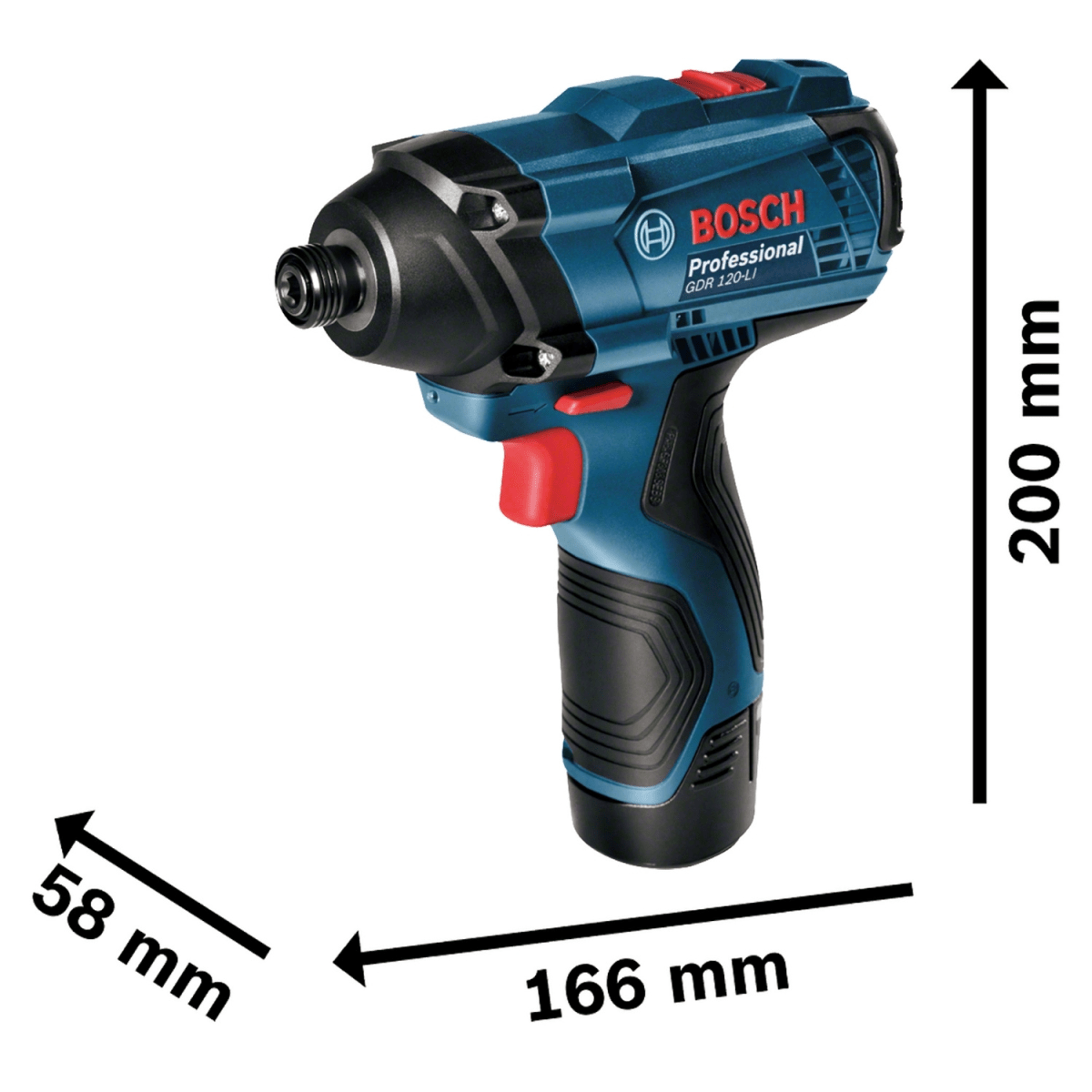 Taladro atornillador GSR 120 + llave de impacto GDR 120 + maletín aluminio+ 23 accesorios5