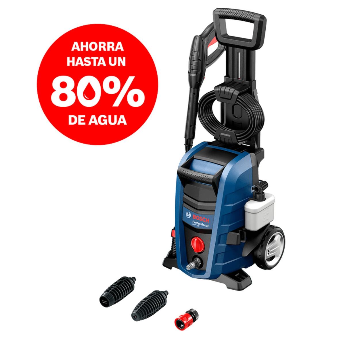Hidrolavadora  Alta Presión 1800 PSI, 1500W GHP 180 Bosch4