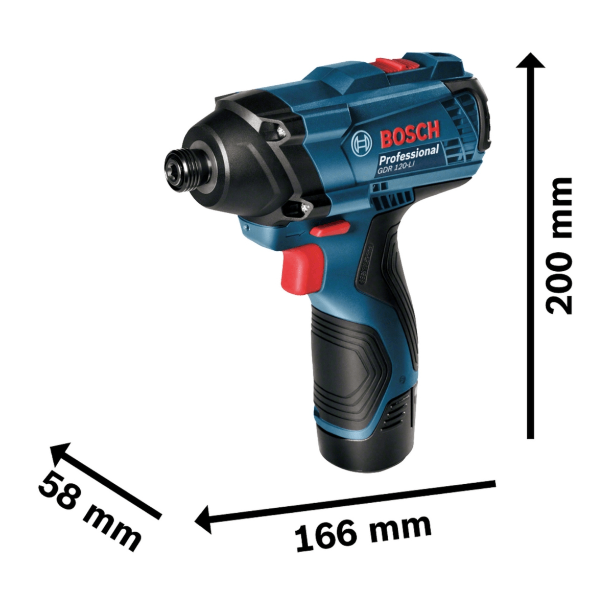 Combo Taladro Atornillador  inalámbrico GSR 120 +Impacto GDR 120 + Set Puntas y Brocas X-Line 34 pie4