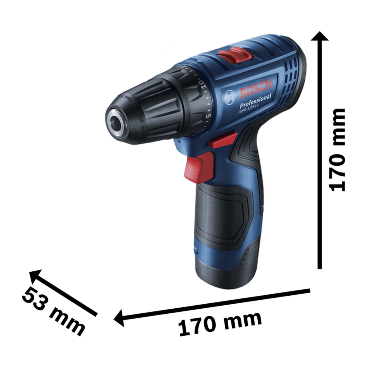 Combo Taladro Atornillador  inalámbrico GSR 120 +Impacto GDR 120 + Set Puntas y Brocas X-Line 34 pie5