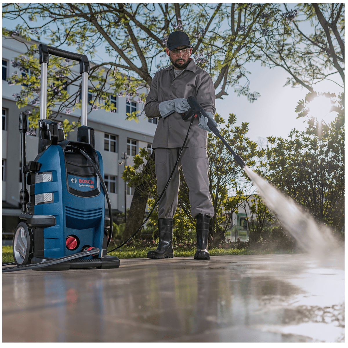 Hidrolavadora  Alta Presión 2500 PSI, potencia 2200W GHP 4-50 Bosch5