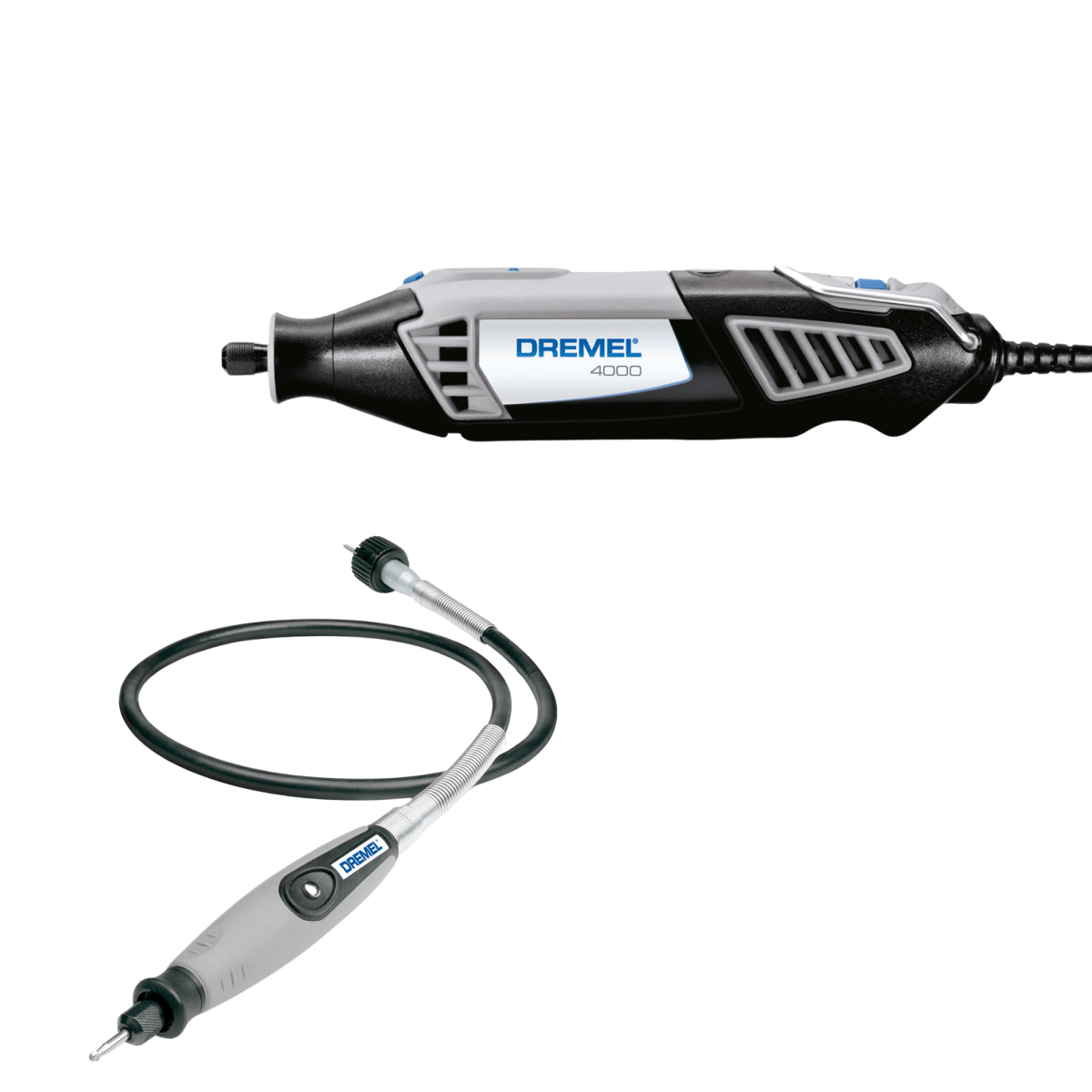 Minitorno Multipropósito DREMEL 4000 +36 accesorios +3 acoples+Maletín5