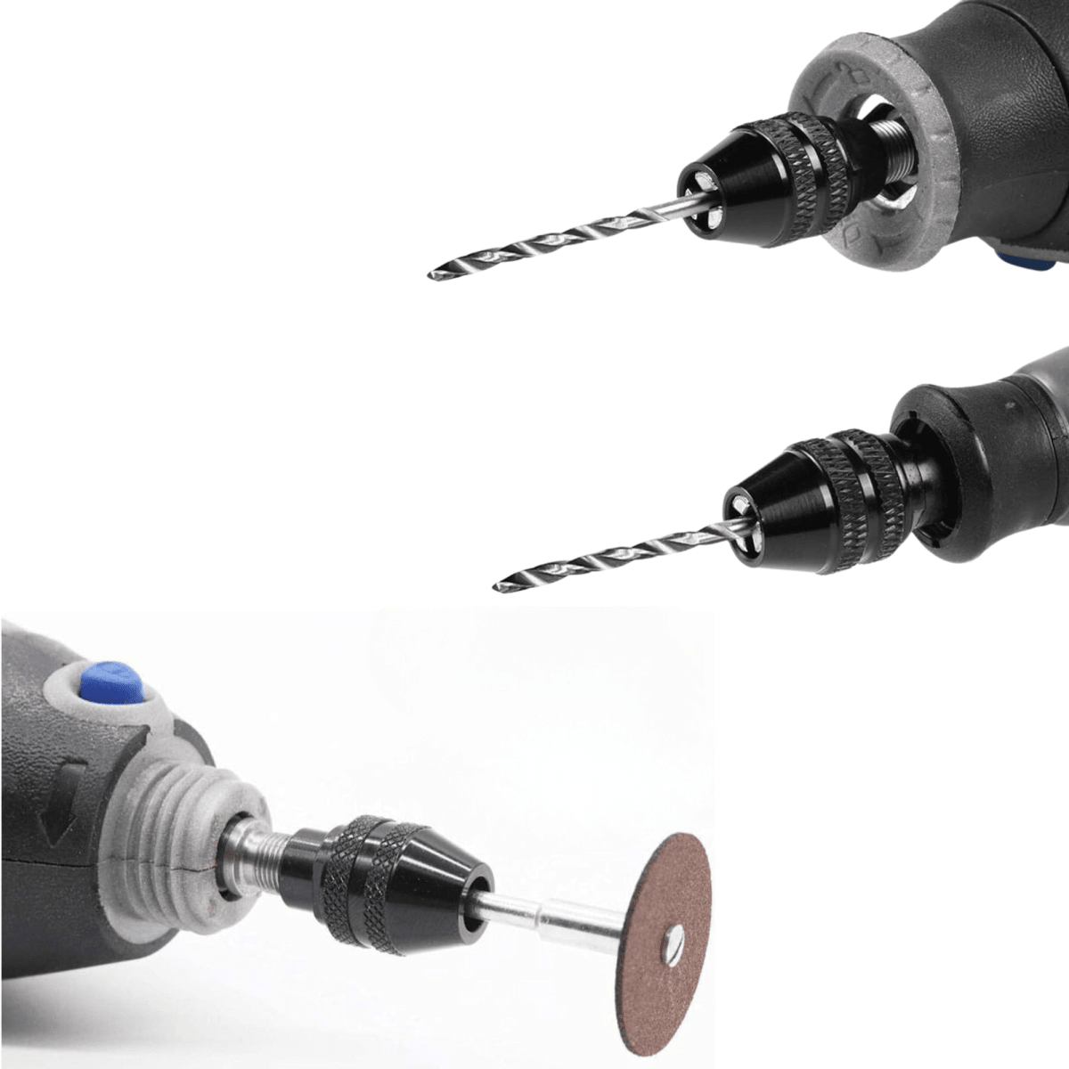 Mandril universal cambio rápido Portabrocas DREMEL 4486 Autoajustable3