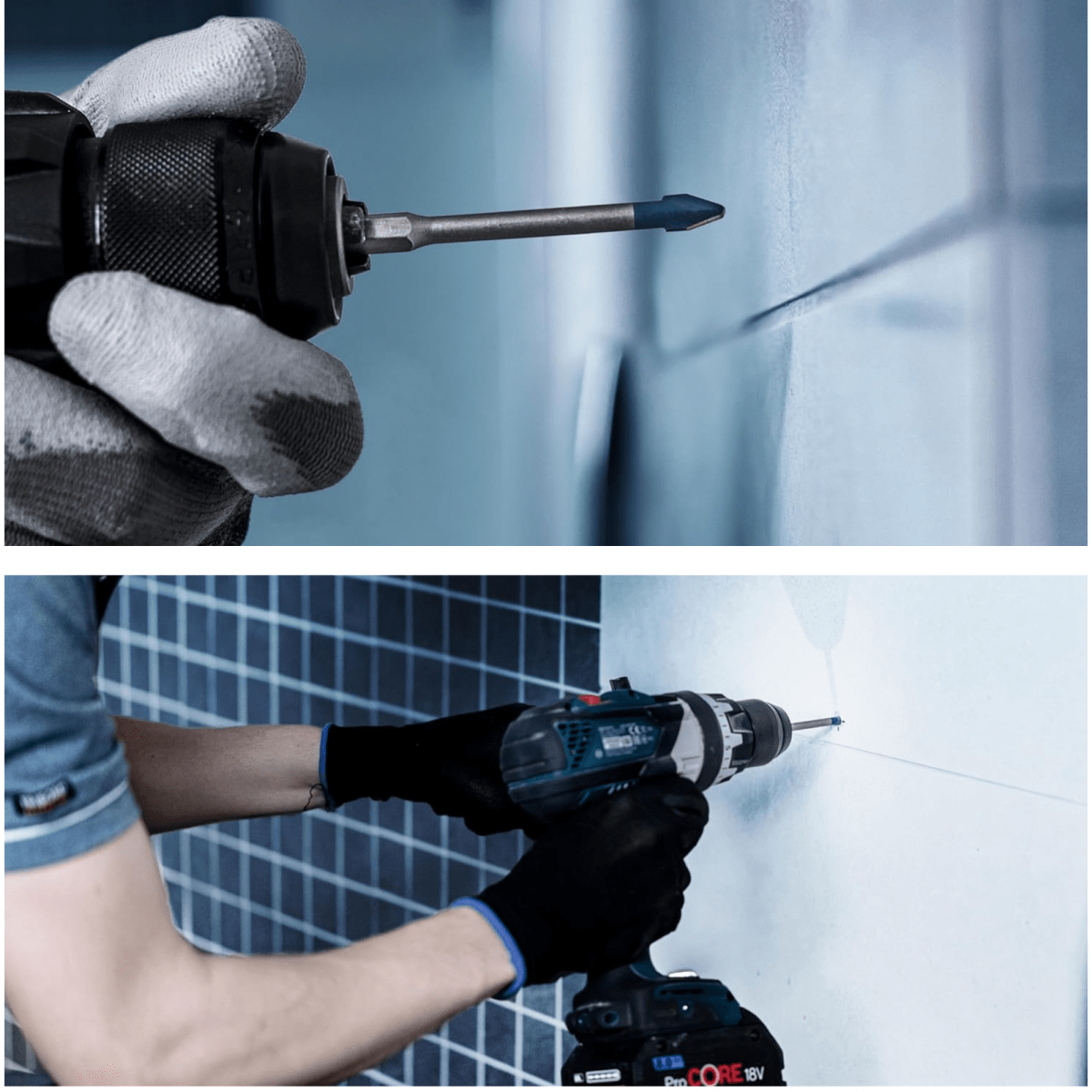 Set Broca cerámica  EXPERT HEX-9/ 3 pieza ø 5/6/8mm Multiconstrucción6