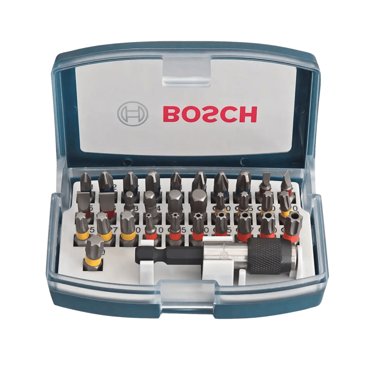 Puntas Acero para Atornillar +adaptador destornillador  Set de 32piezas2