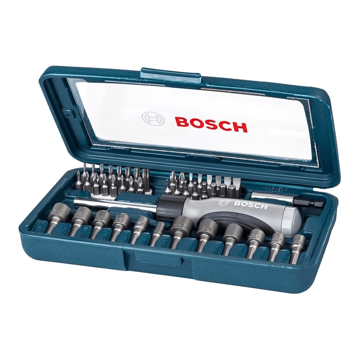 Atornillador y dados Set de puntas 46 piezas con destornillador Bosch3