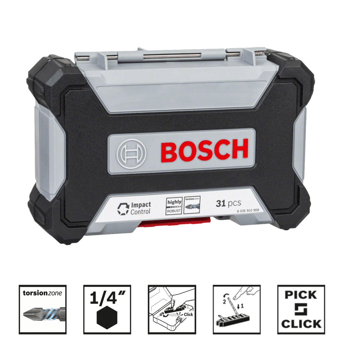 Set Puntas Para Atornillar Impact Control 31 pzs Screwdriver Bit2