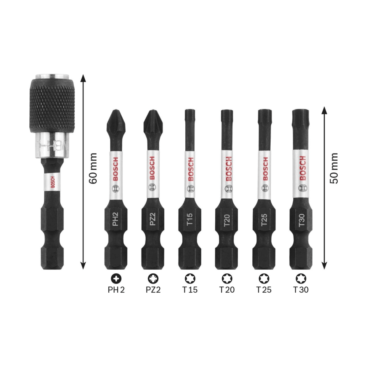 Set Puntas Para Atornillar Impact Control 31 pzs Screwdriver Bit4
