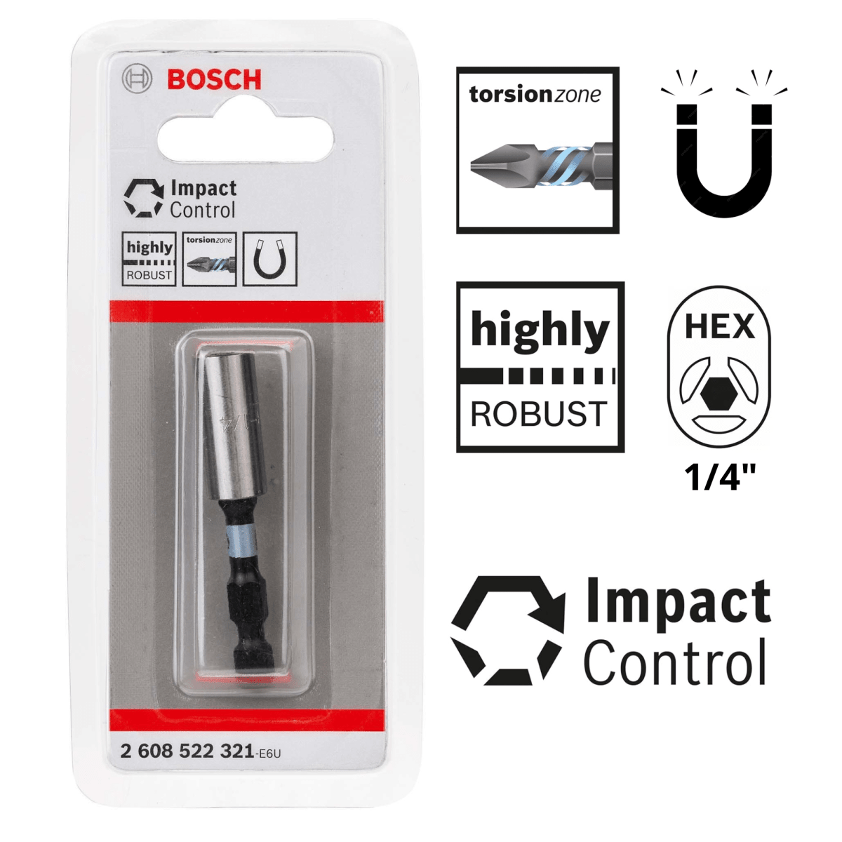 Adaptador magnetico 1 /4