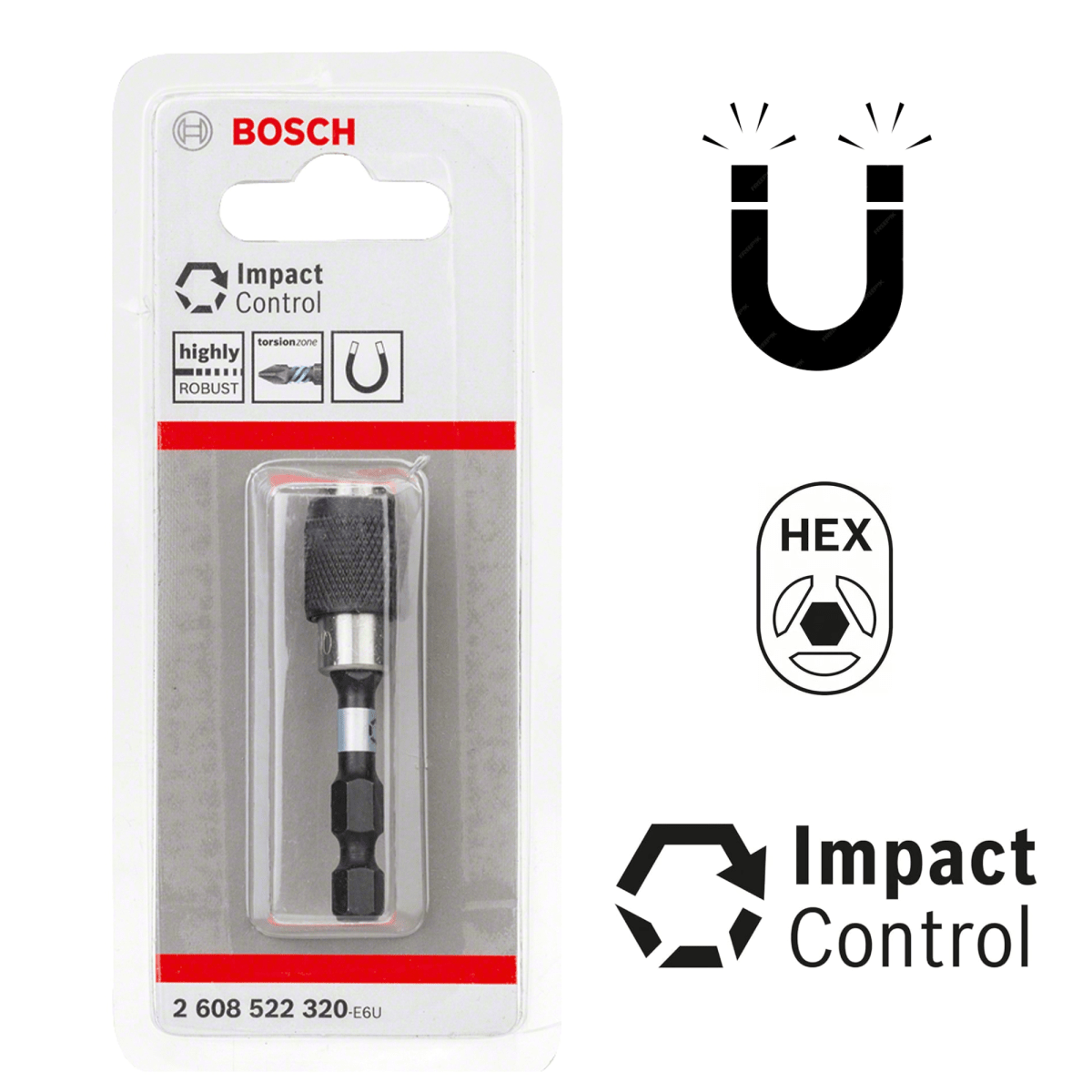 Adaptador Magnetico Universal de impacto 6cm para Puntas de atornillar4