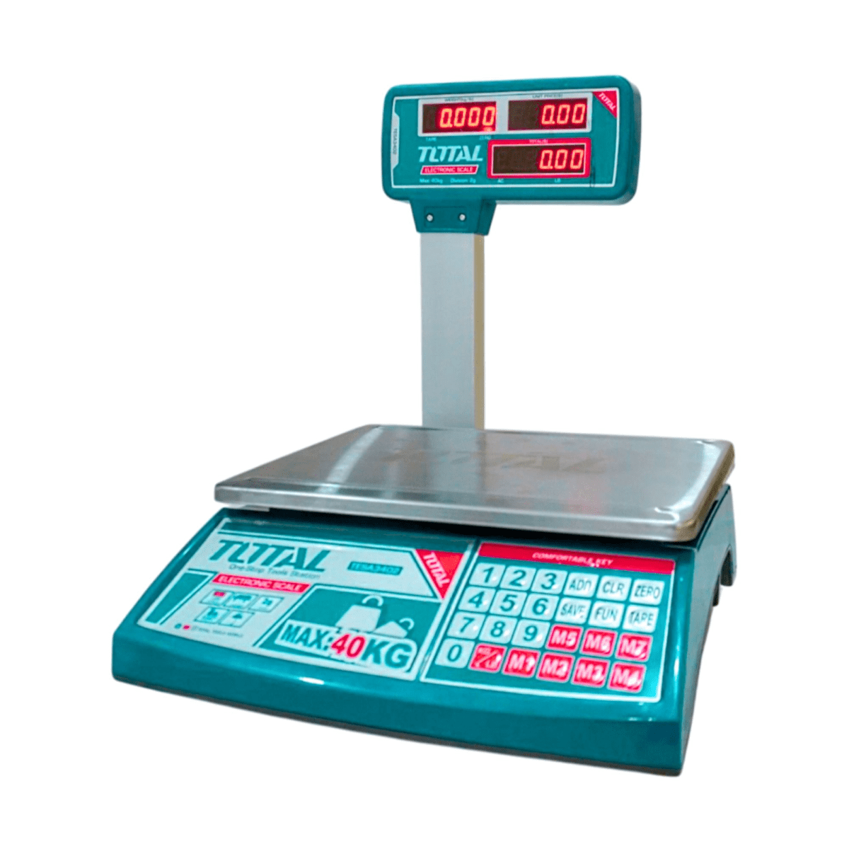 Balanza digital electrónica de mostrador TOTAL 40k1