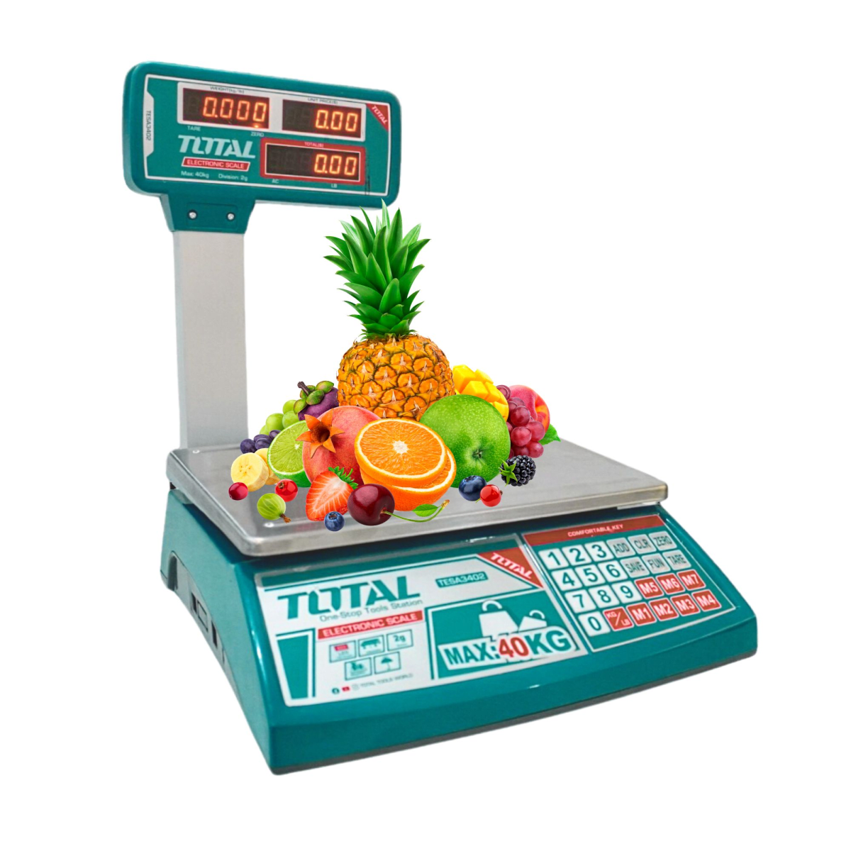 Balanza digital electrónica de mostrador TOTAL 40k2