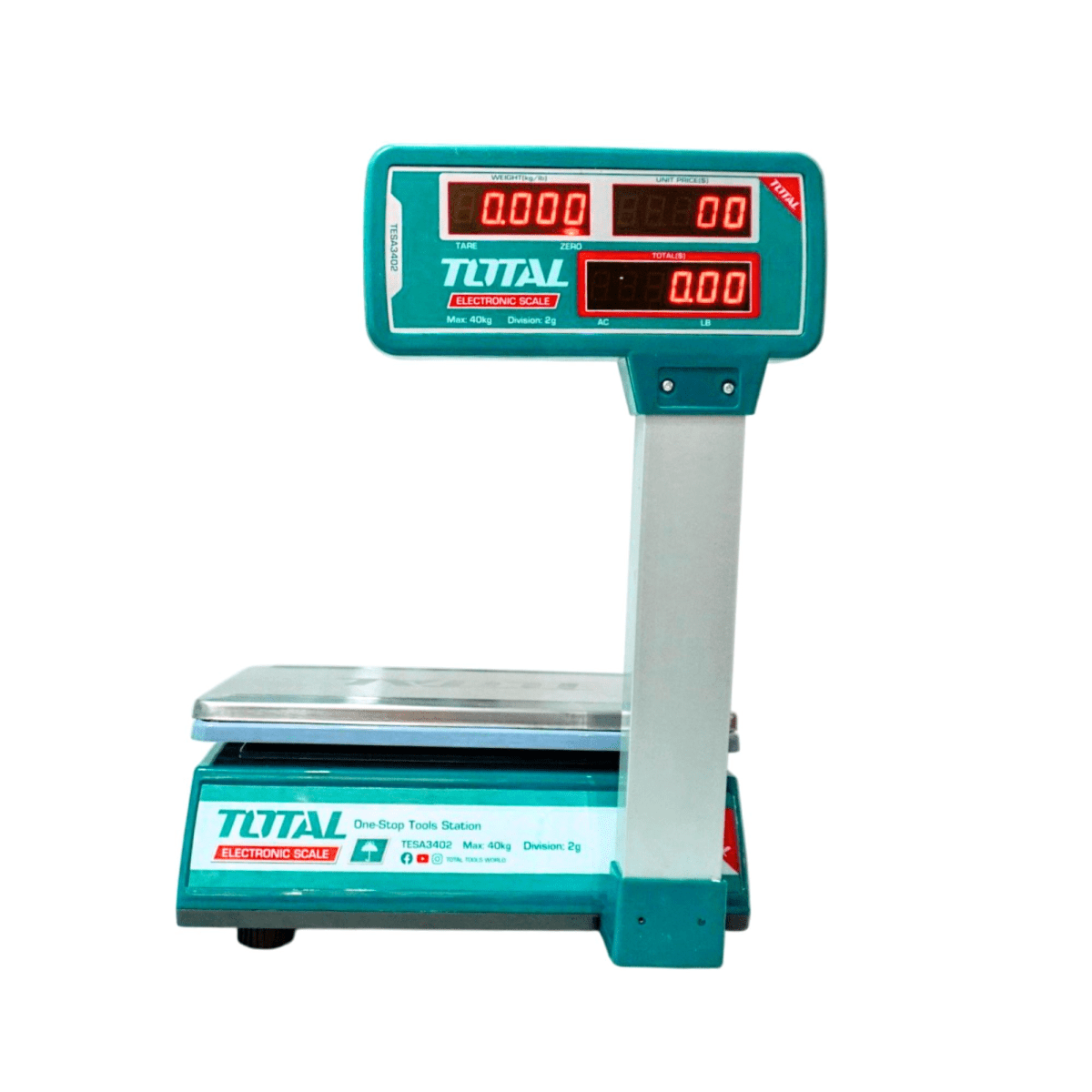 Balanza digital electrónica de mostrador TOTAL 40k3