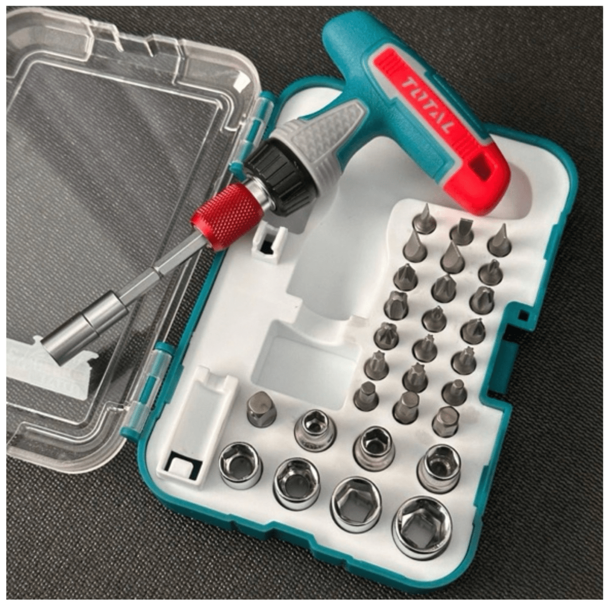 Punta destornillador jgo x 31pz + mango en T3