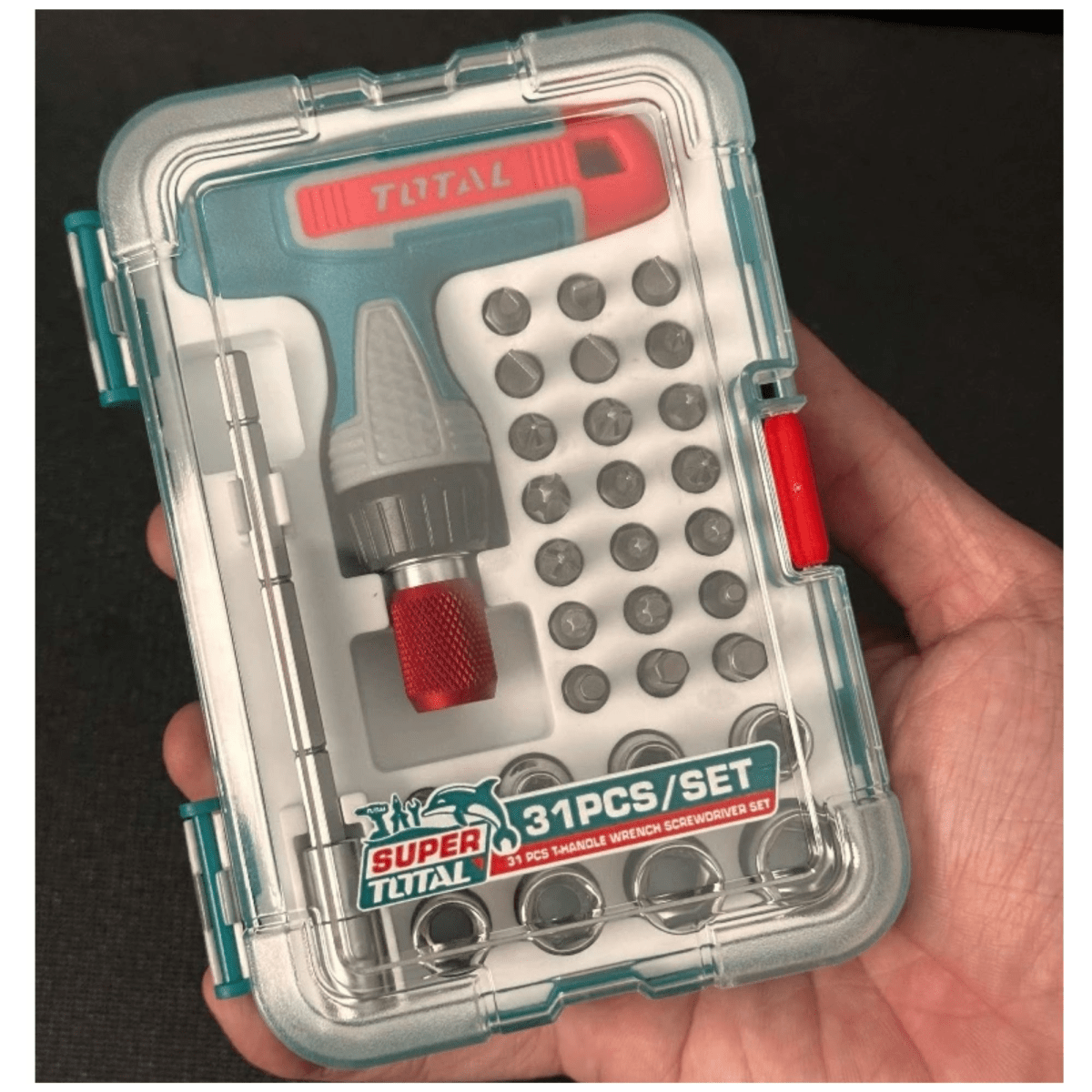 Punta destornillador jgo x 31pz + mango en T5