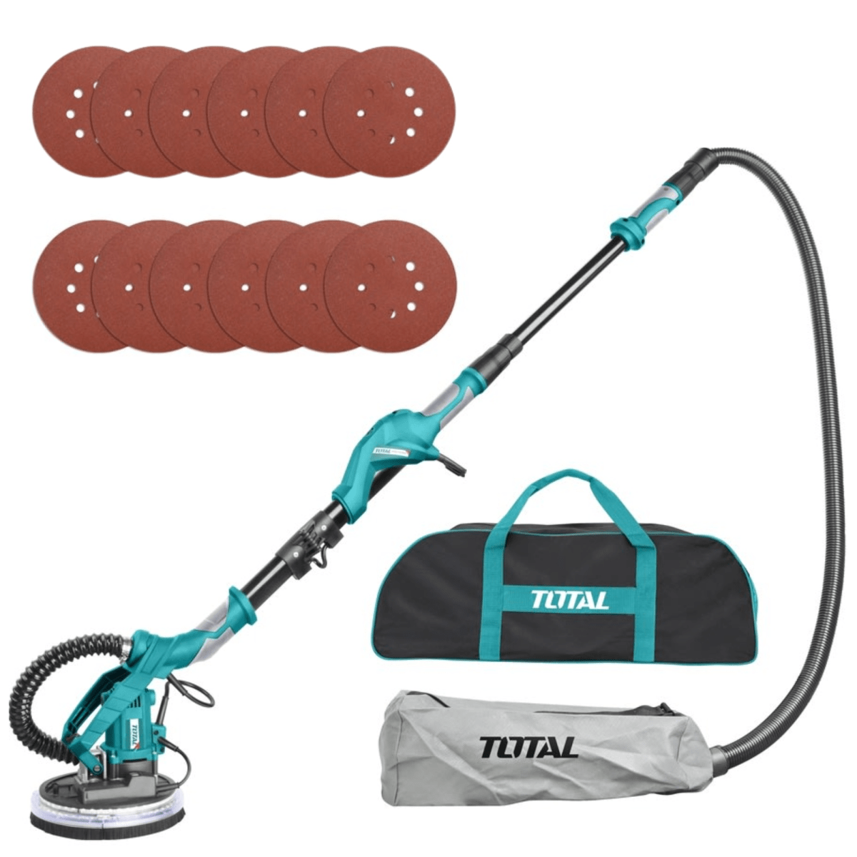 LIJADORA DE PARED Y TECHO FINO ACABADO  1050W 12 lijas1