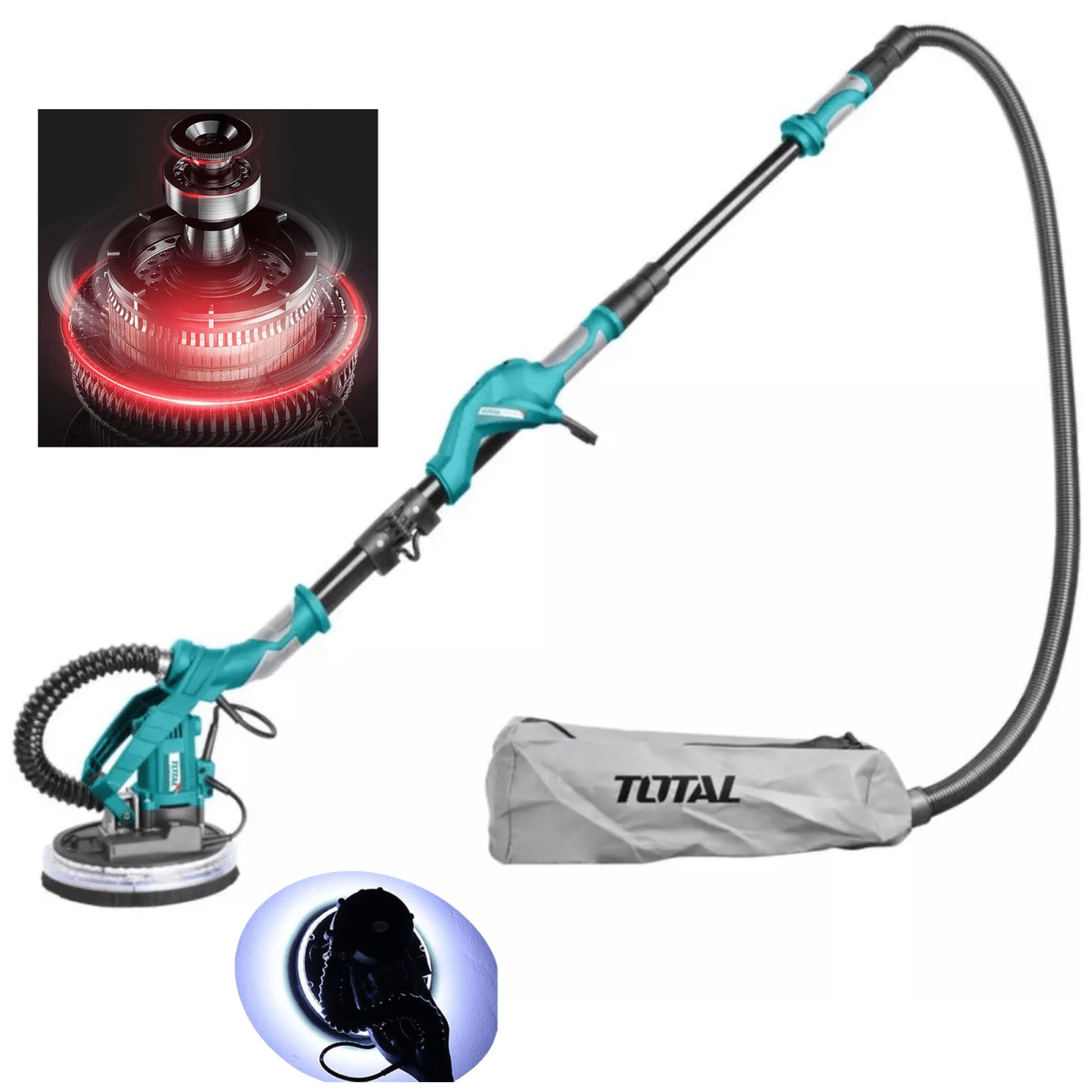 LIJADORA DE PARED Y TECHO FINO ACABADO  1050W 12 lijas3