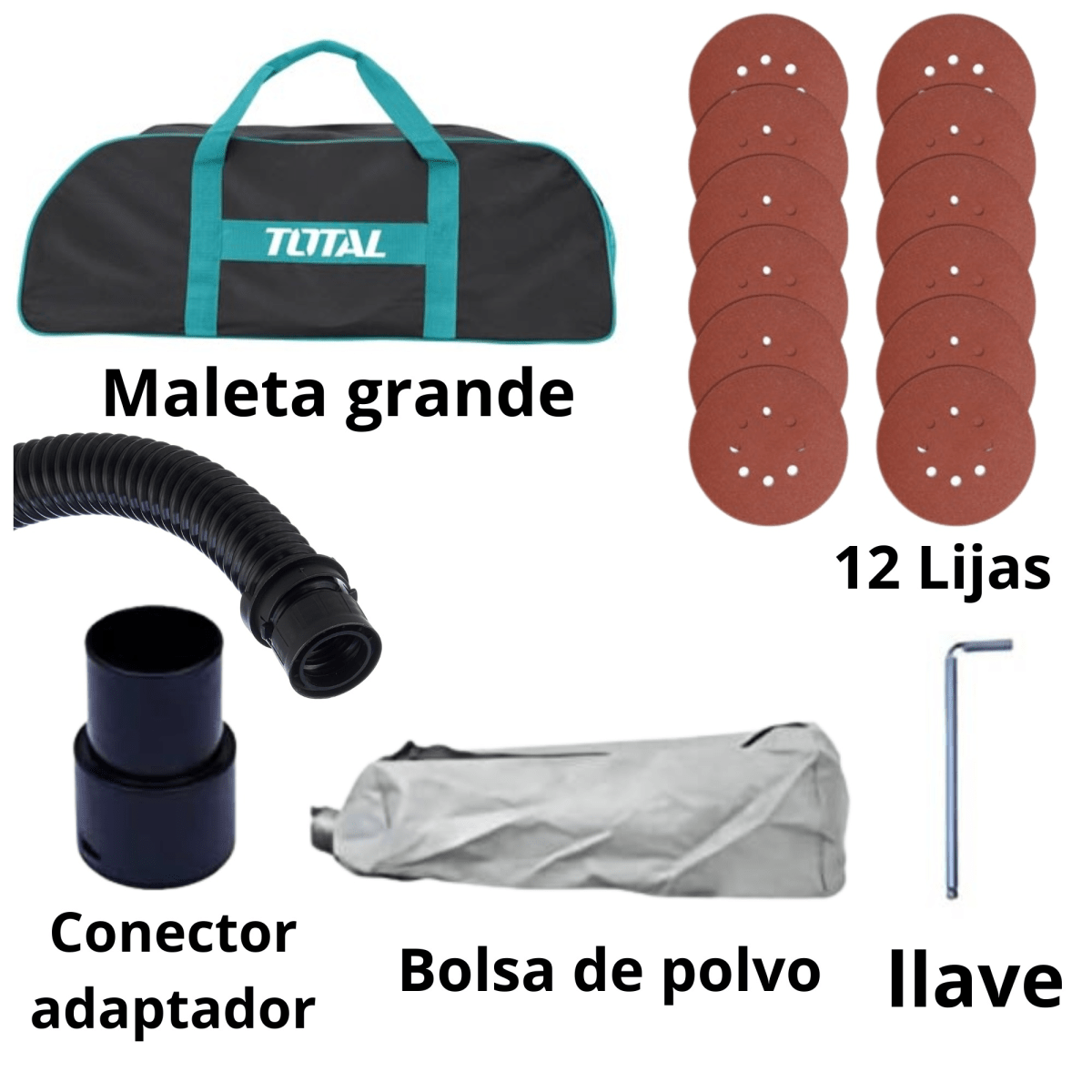 LIJADORA DE PARED Y TECHO FINO ACABADO  1050W 12 lijas7