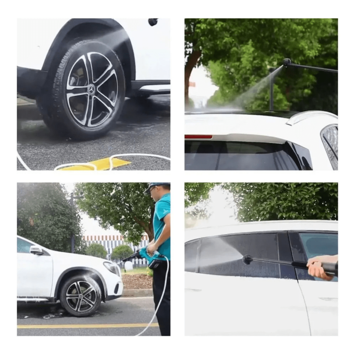 Hidrolavadora inalámbrica 20V Alta Presión LIMPIEZA PROFUNDA TOTAL5