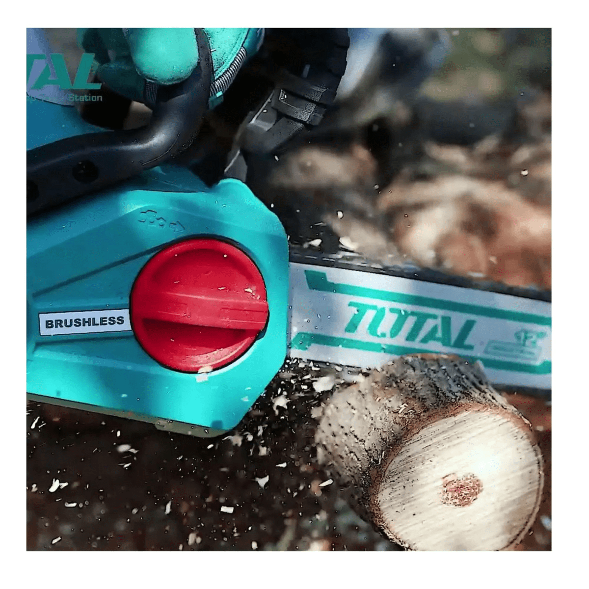 Motosierra Inalámbrica 20V con 2 baterías + cargador5