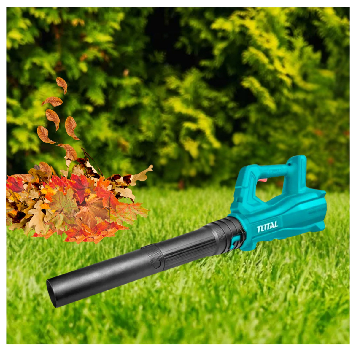 Podadora Cortadora gras inalambrico + Sopladora 20V TOTAL5