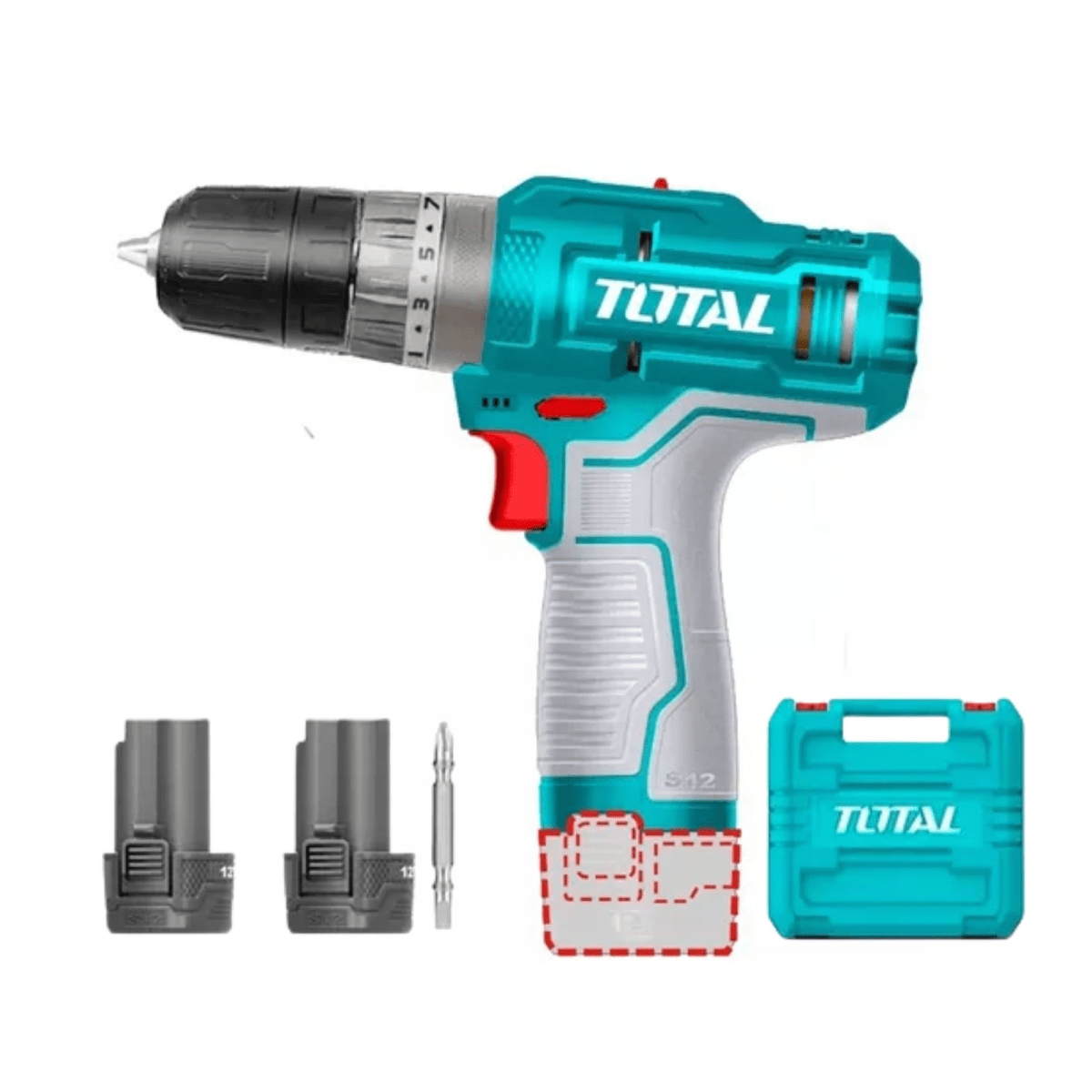 Taladro Atornillador 12V TOTAL3