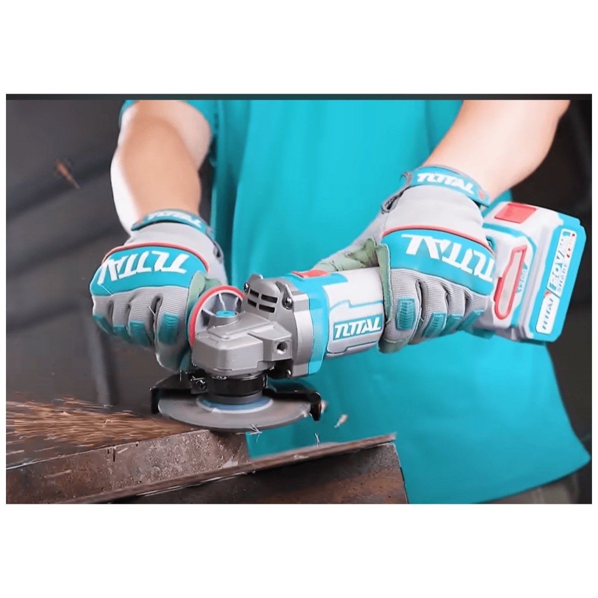 AMOLADORA INALÁMBRICO BRUSHLESS 20V, 2 BATERIAS 4A 10 DISCOS 4-1/2