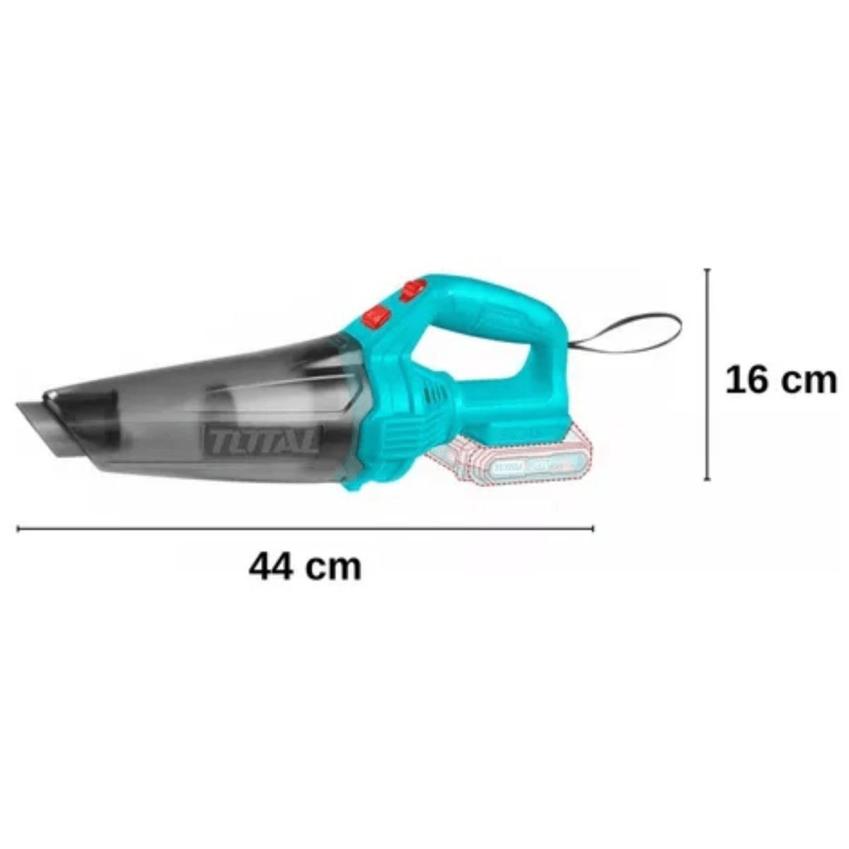 ASPIRADORA INALAMBRICA 20V ASPIRADORA PORTATIL TOTAL2