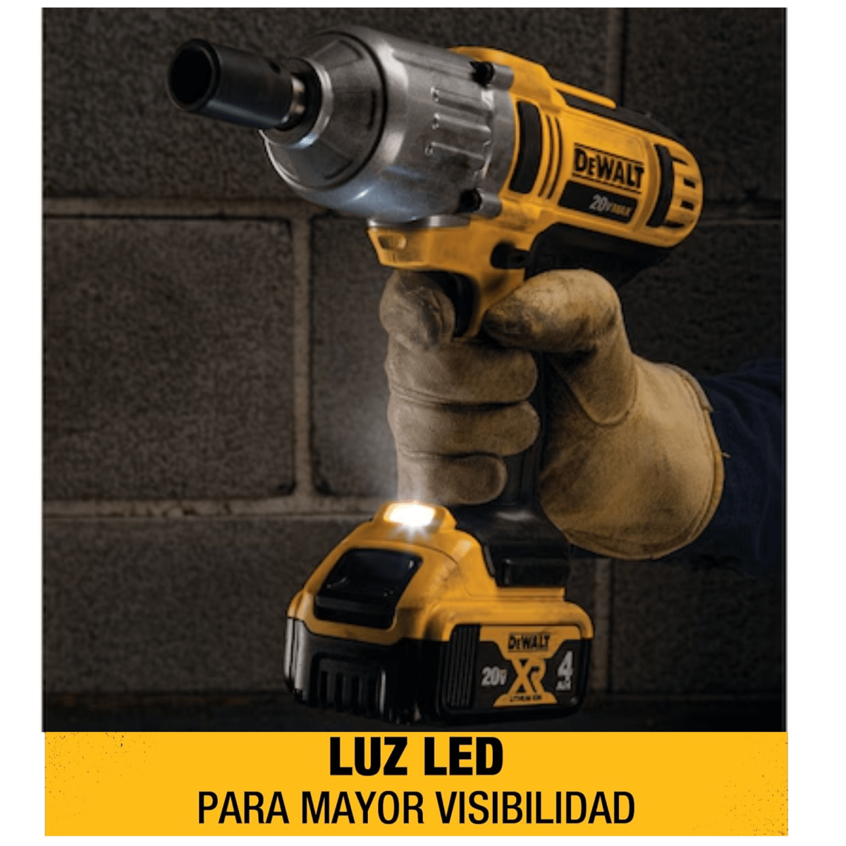 Llave de Impacto Inalambrico Dewalt 1/2