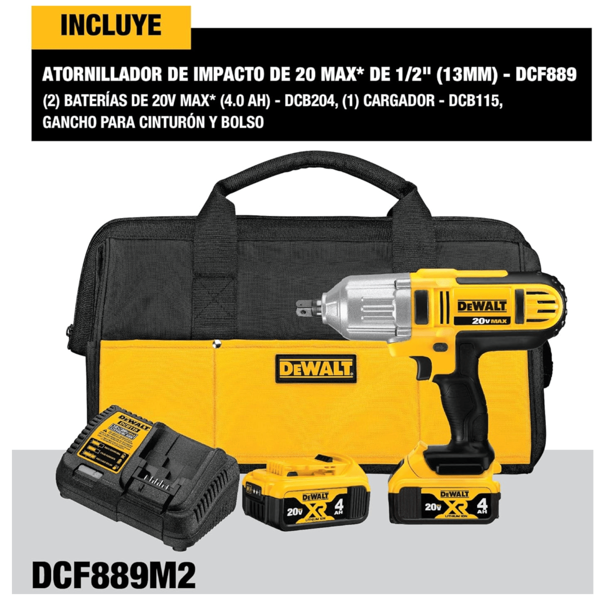 Llave de Impacto Inalambrico Dewalt 1/2