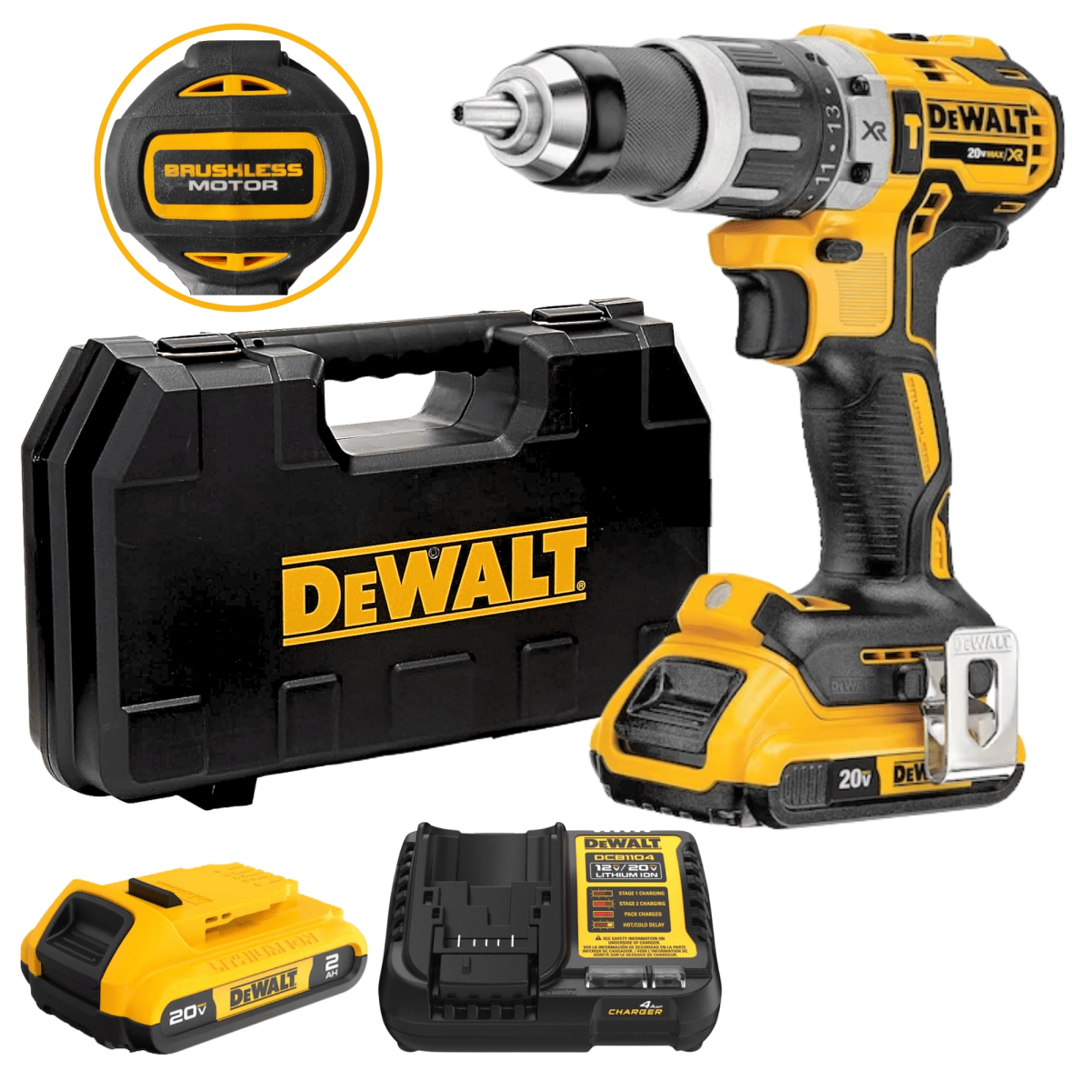 Taladro Percutor Inalambrico Dewalt 20V Brushless DCD796D21