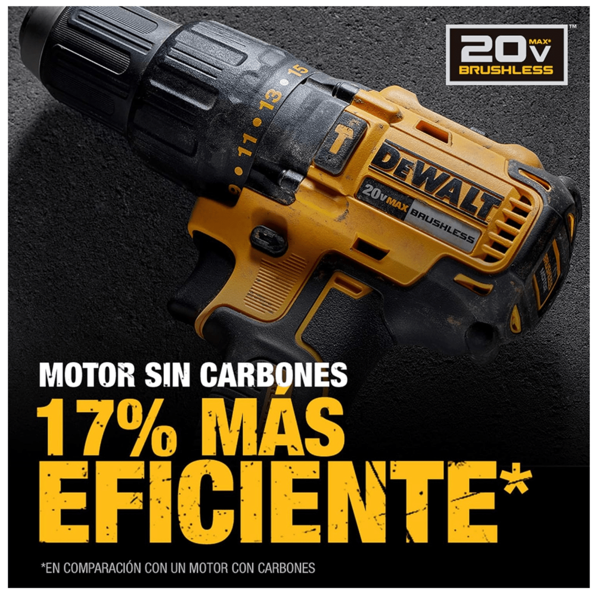 Taladro Percutor Inalámbrico Dewalt 12 20V BRUSHLESS ATOMIC DCD709D24