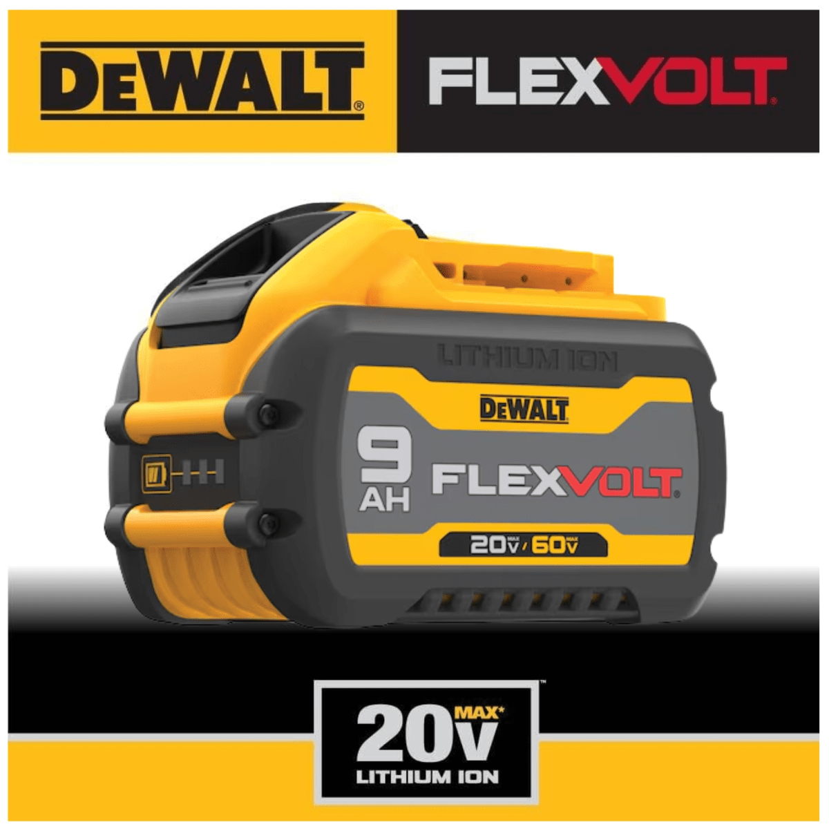 BATERIA  MAX FLEXVOLT 20V Y 60V 9.0AH DCB609 DEWALT5