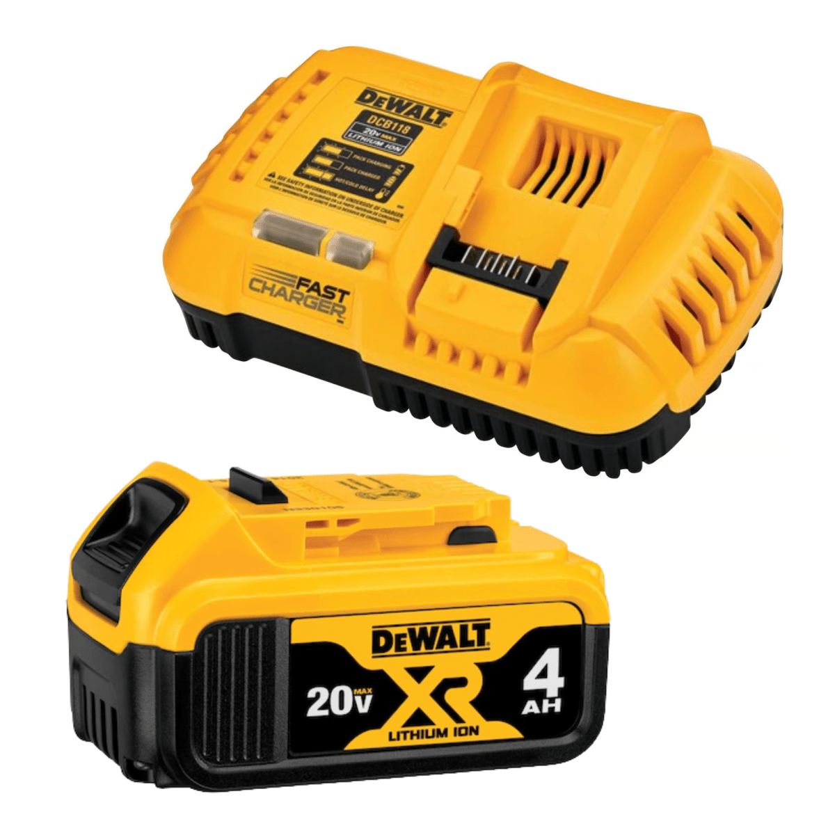 BATERIA 20V 4A Cargador Rápido 20V FLEXVOLT CARGA RAPIDA 8A Dewalt1