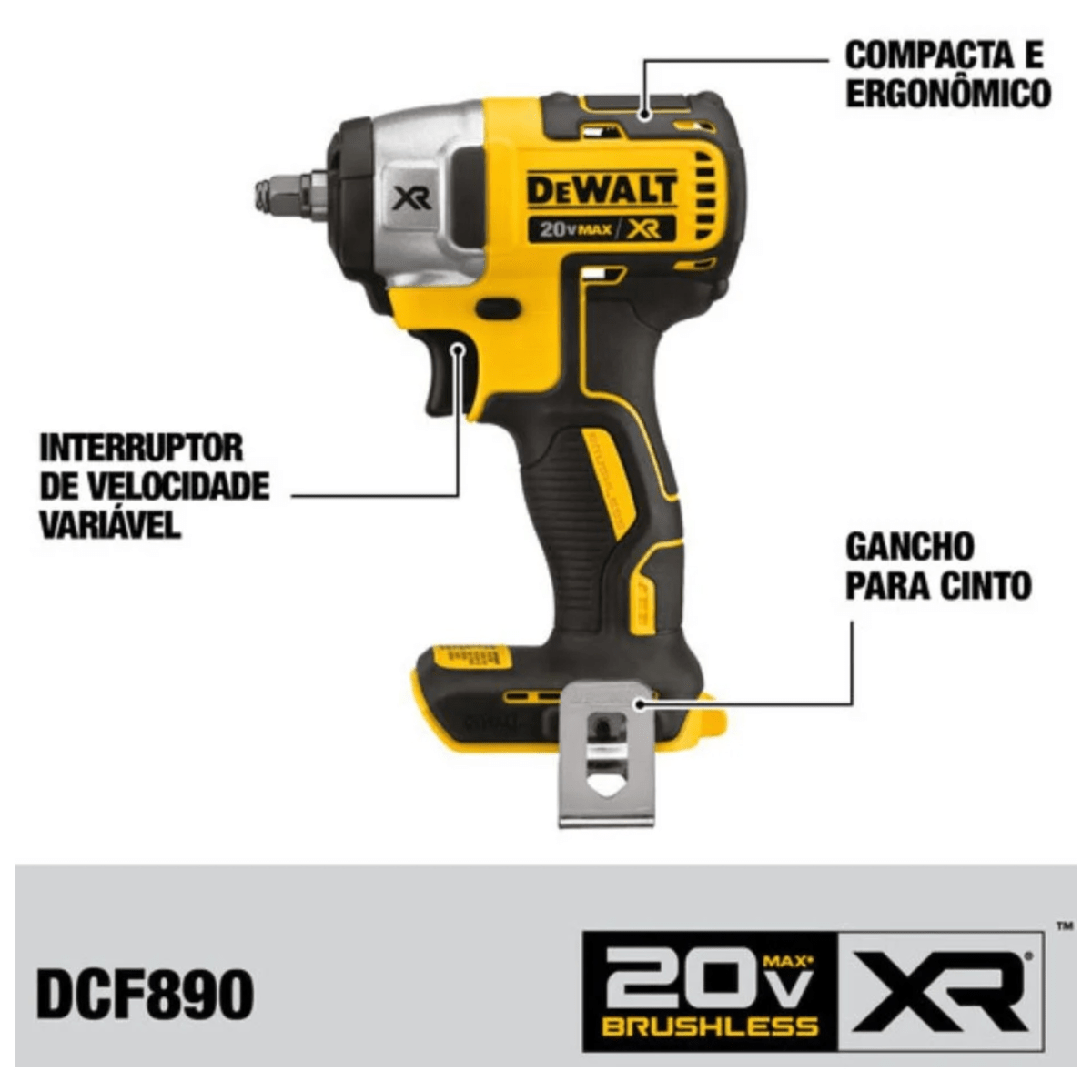 COMBO Taladro Percutor Llave de Impacto 38 20V XR Brushless DEWALT7