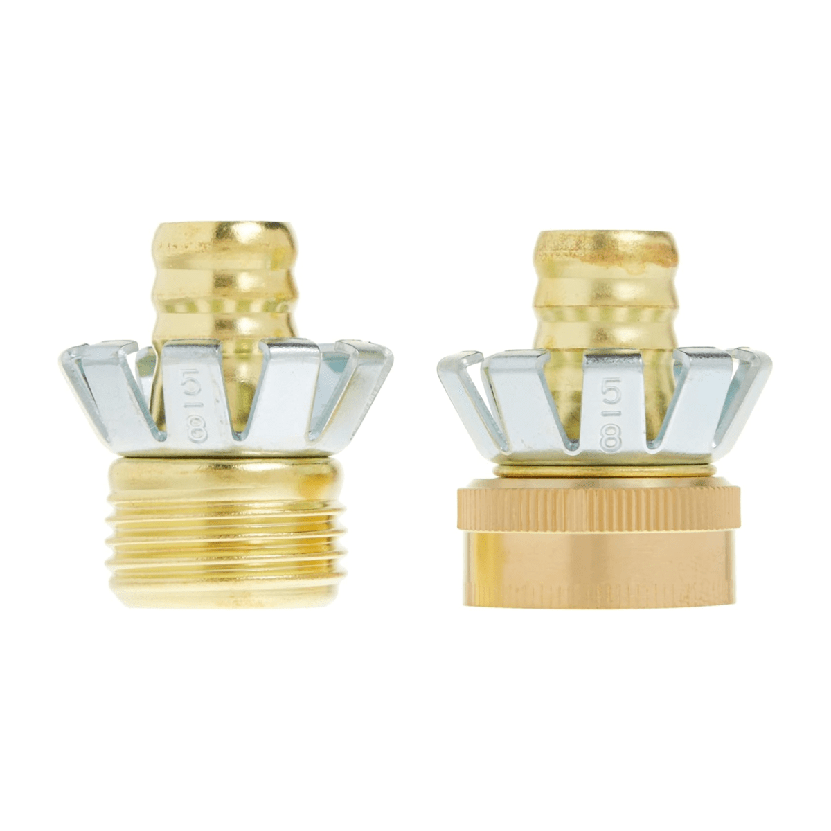 Terminales de Metal hembra y macho conector para Manguera 58”1