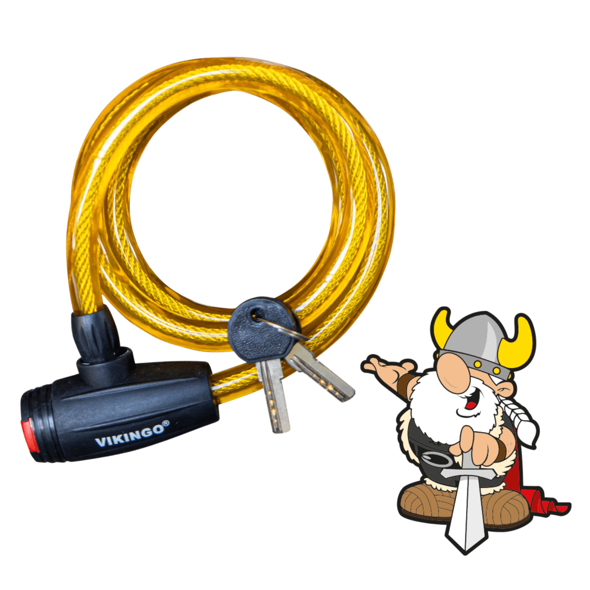 Candado cadena para bicicleta 10mm 1 metro. VIKINGO2