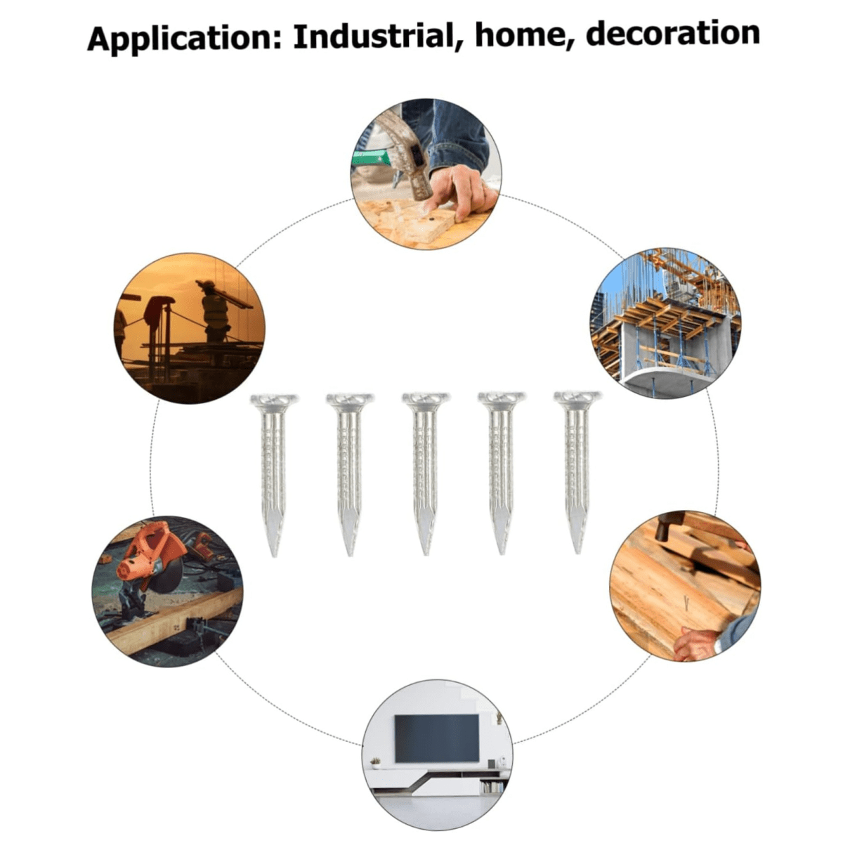 CLAVO PARA CONCRETO 2. 1/2