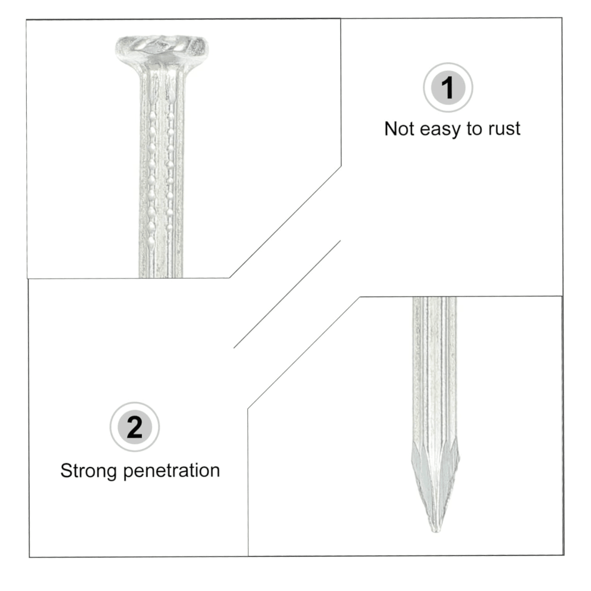 CLAVO PARA CONCRETO 2. 1/2