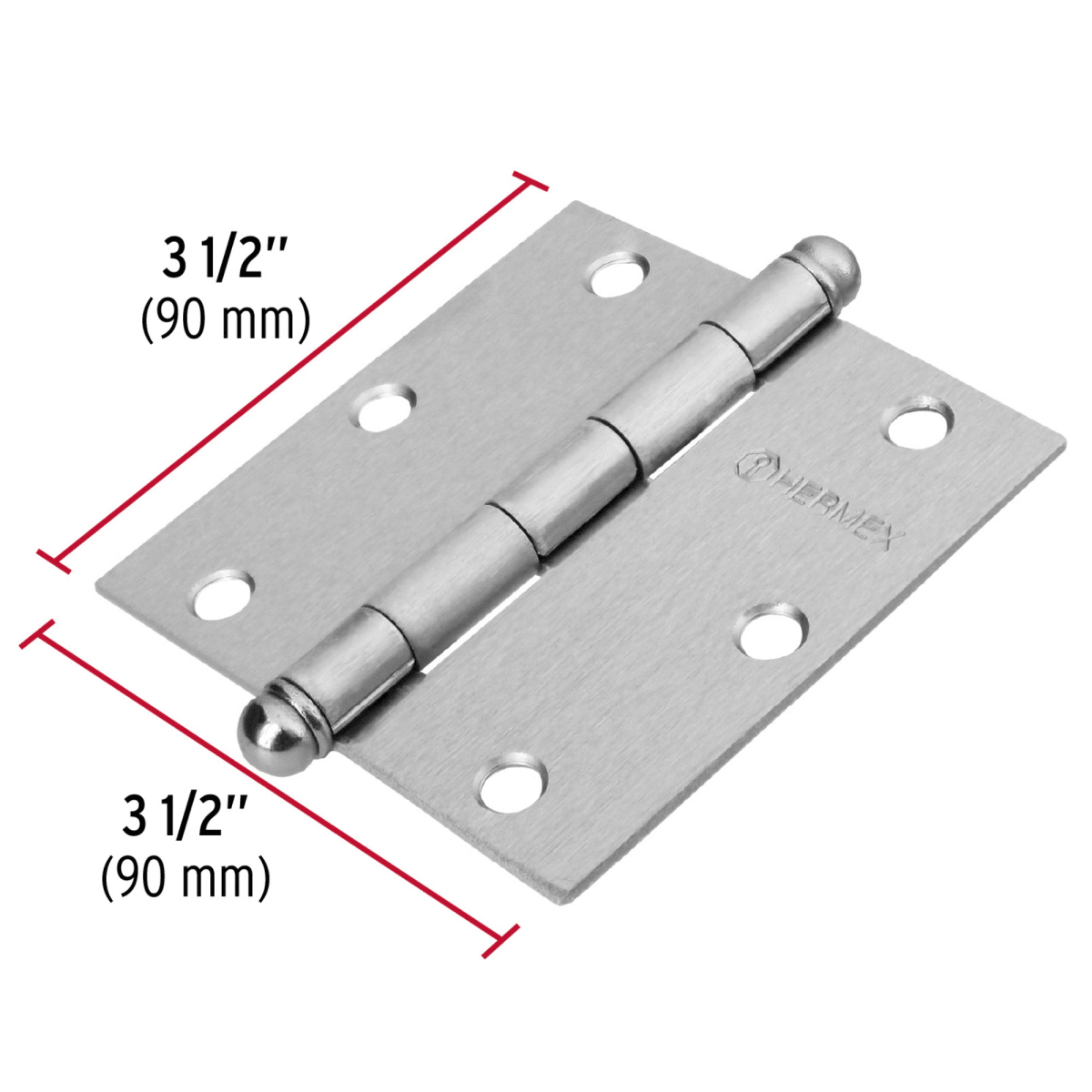 Bisagra cuadrada 3-1/2