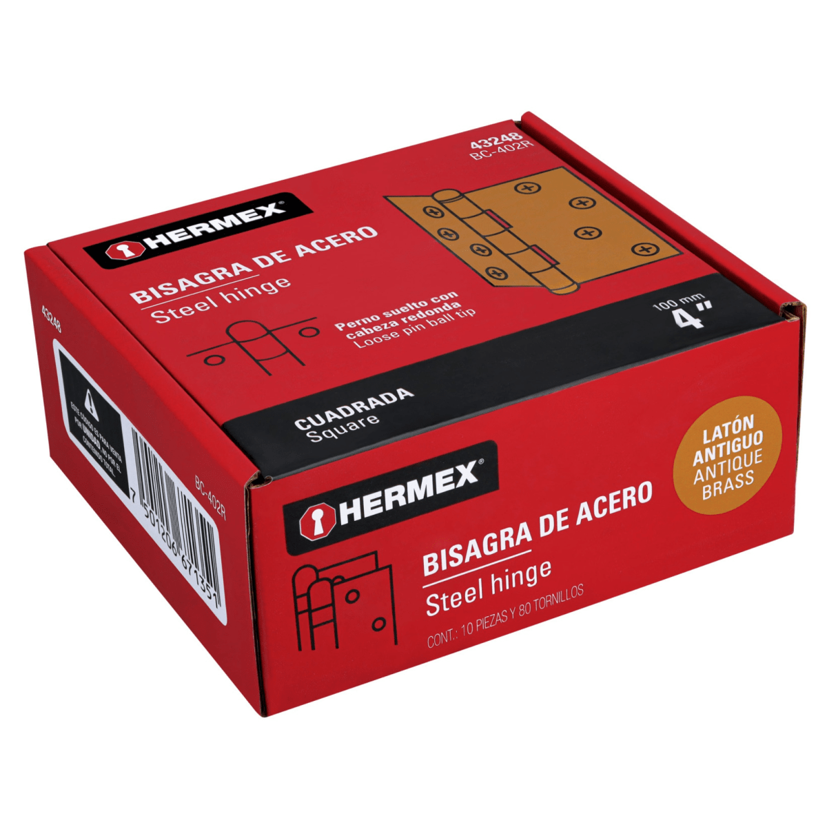 Bisagra cuadrada 4