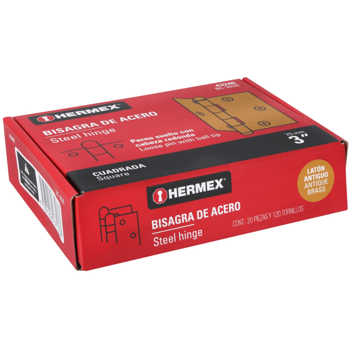 Bisagra cuadrada 3