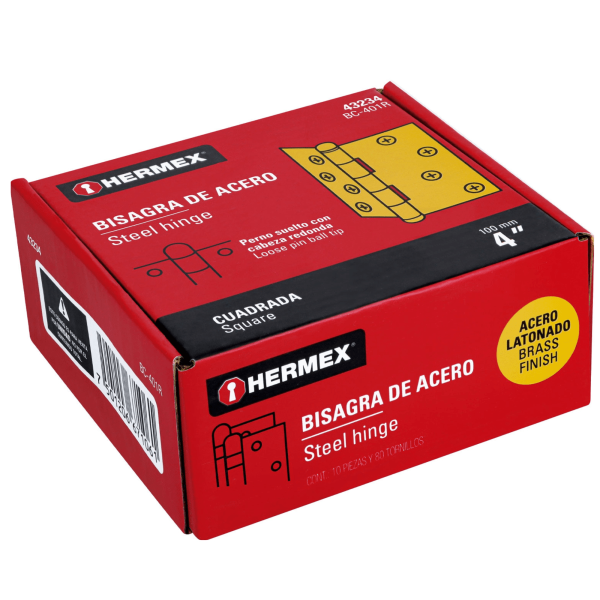 Bisagra cuadrada 4