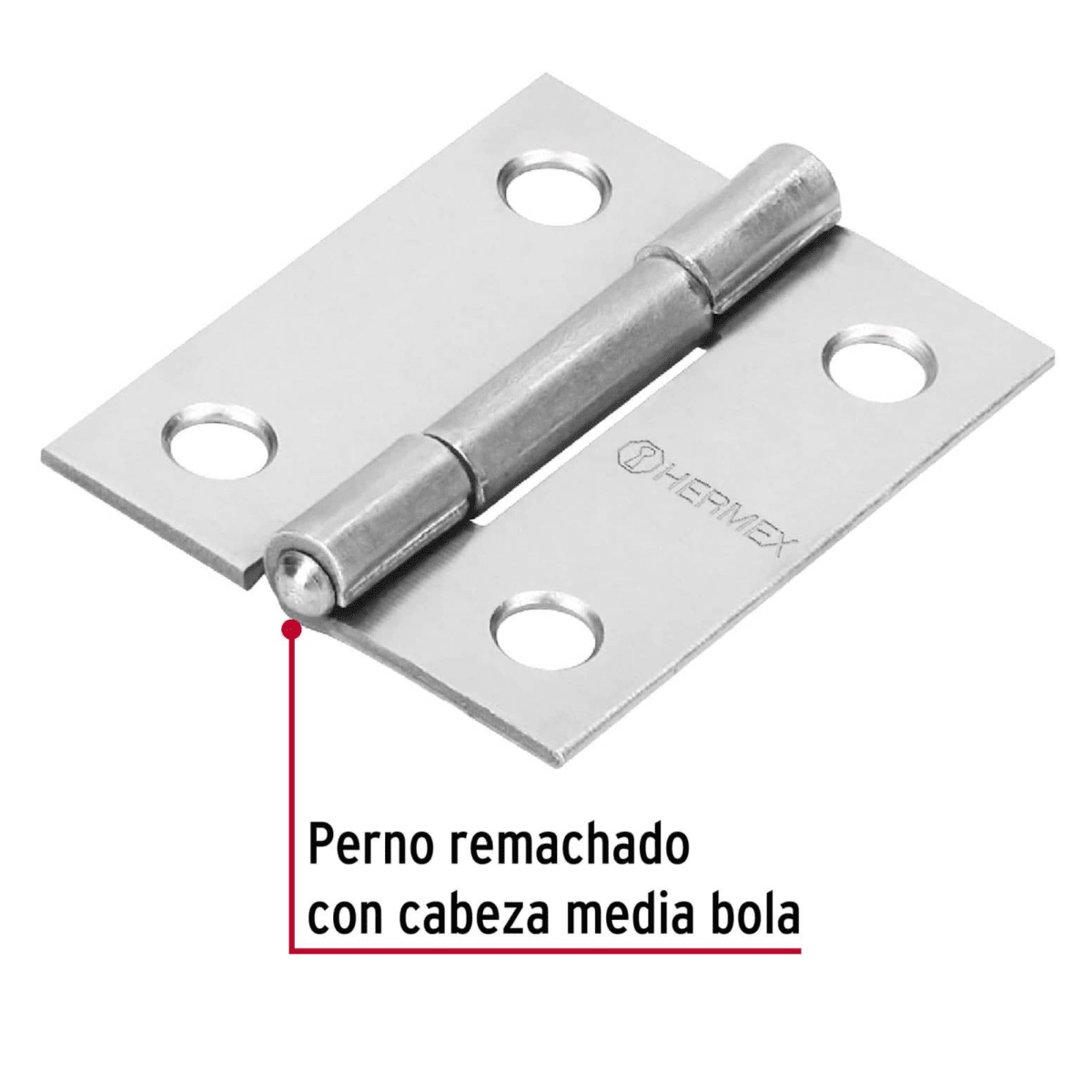 Bisagra rectangular 1-1/2