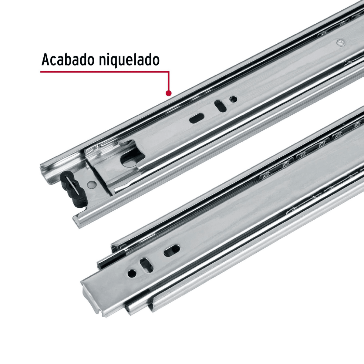 2 correderas extensión 50 cm para cajón HERMEX2