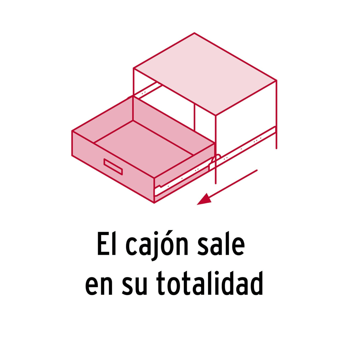 6 correderas extensión 45 cm p/cajón HERMEX4